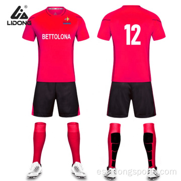 Uniformes de equipo de equipo de fútbol de fútbol de fútbol para niños al por mayor